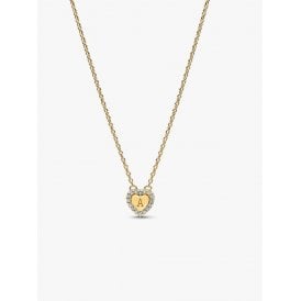 Pandora Engravable Heart Halo Collier Necklace 364364C01-45