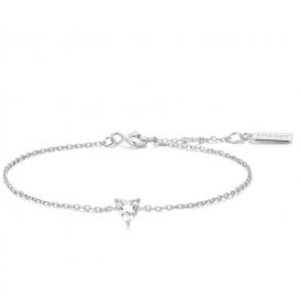 Ania Haie Silver Sparkle Heart Bracelet B074-01H