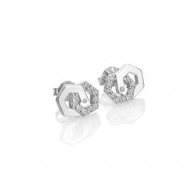 Hot Diamonds Hexagon Earrings DE876