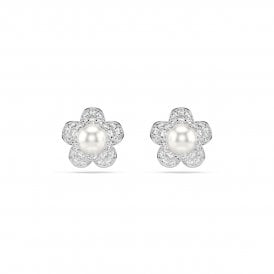 Ariana Grande x Swarovski Round Cut Flower Stud Earrings 5756098