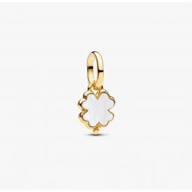 Pandora White Lucky Clover Dangle Charm 764564C01