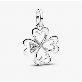 Pandora Heart Four-Leaf Clover Medallion Charm 793034C01