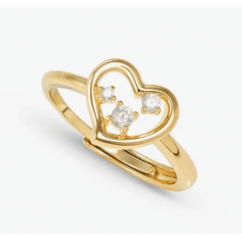 Nomination Dream Beats Gold Open Heart Ring 242600 006