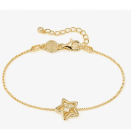 Nomination Dream Beats Gold Open Star Bracelet 242601 009