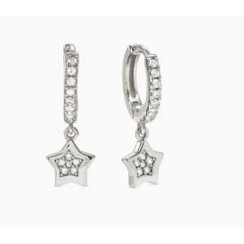 Nomination Petit Sparkle Silver Star Earrings 242305 007
