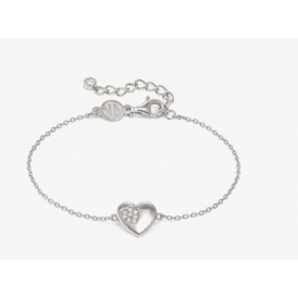 Nomination Petit Sparkle Silver Heart Bracelet 242300 004
