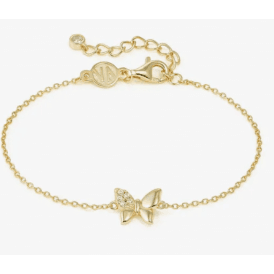 Nomination Petit Sparkle Gold Butterfly Bracelet 242300 042
