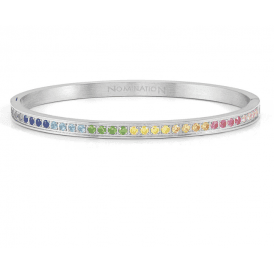 Nomination Medium Multi Colour CZ Pretty Bangle 029532 005