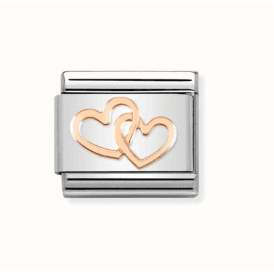 Nomination Linked Open Hearts Composable Charm 430104/41