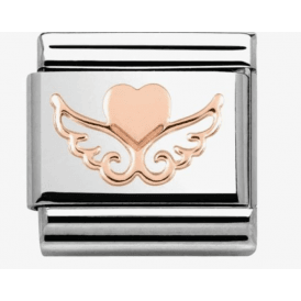 Nomination Heart & Angel Wings Composable Charm 430104/01