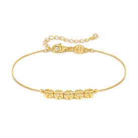 Nomination Armonica Gold Four Leaf Clover Bracelet 241303 003