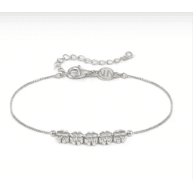 Nomination Armonica Silver Four Leaf Clover Bracelet 241303 001