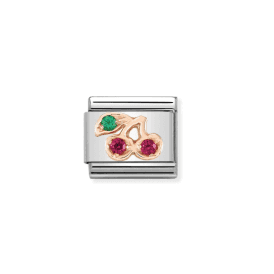 Nomination Cherries With CZ Composable Charm 430305/17