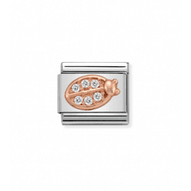 Nomination CZ Set Ladybird Composable Charm 430302/15