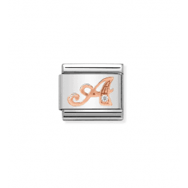 Nomination Letter A With CZ Composable Charm 430310/01