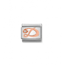 Nomination Classic Rose Gold Letter D Charm 430310/04