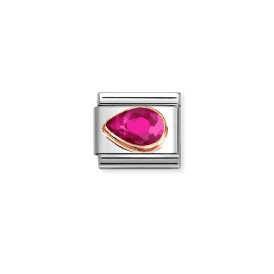 Nomination Classic Rose Gold Red Drop Charm 430605/005