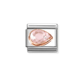 Nomination Classic Rose Gold Pink Right Drop Charm 430606/003