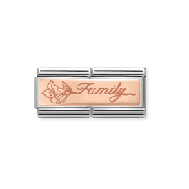 Nomination Classic Rose Gold Family Flower Charm 430710/17