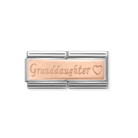 Nomination Classic Rose Granddaughter Double Charm 430710/09