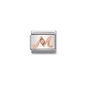 Nomination Classic Rose Gold Letter M Charm 430310/13