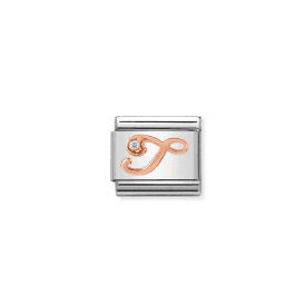 Nomination Classic Rose Gold Letter T Charm 430310/20
