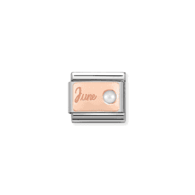 Nomination Classic Rose Gold June Birthstone Charm 430508/06