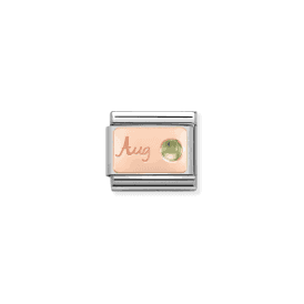 Nomination Classic Rose Gold August Birthstone Charm 430508/08
