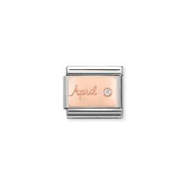 Nomination April Diamond Composable Charm 430508/04