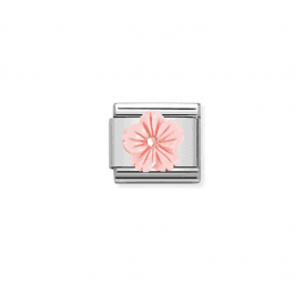 Nomination Classic Rose Gold Coral Flower Charm 430510/03