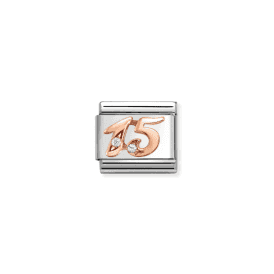 Nomination Classic Rose Gold Number 15 Charm 430315/15