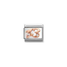 Nomination Classic Rose Gold Number 13 Charm 430315/13
