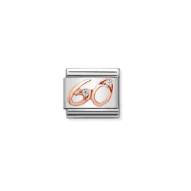 Nomination Classic Rose Gold Number 60 Charm 430315/60
