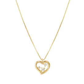 Nomination Dreams Beats Gold Heart Necklace 242602 006