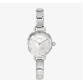 Nomination Time White Mother of Pearl Oval Watch 076040 008
