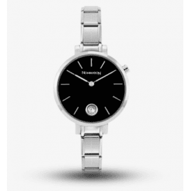 Nomination Time Black Cubic Zirconia Dial Watch 076033 012