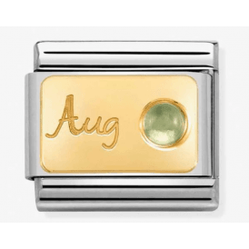 Nomination August Peridot Composable Charm 030519/08