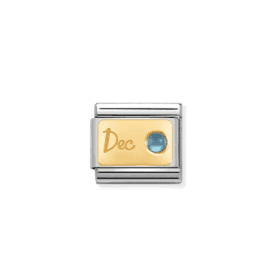 Nomination December Lt BlueTopaz Charm 030519/12
