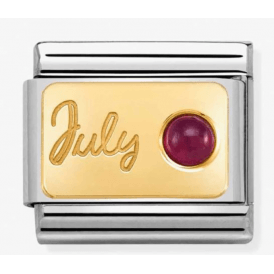 Nomination Classic Gold July Birthstone Charm 030519/07