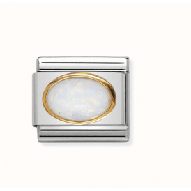 Nomination Oval White Opal Composable Charm 030502/07