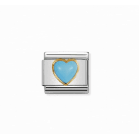 Nomination Family Turquoise Heart Composable Charm 030501/06