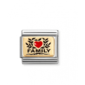 Nomination Family& Red Heart Composable Charm 030289/07