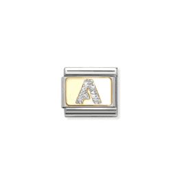 Nomination Letter A Glitter Composable Charm 030291/01