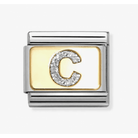 Nomination Family Letter C Glitter Composable Charm 030291/03