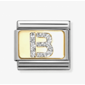 Nomination Family Letter B Glitter Composable Charm 030291/02
