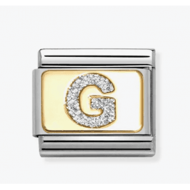 Nomination Letter G Glitter Composable Charm 030291/07