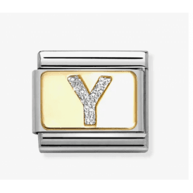 Nomination Letter Y Glitter Composable Charm 030291/25