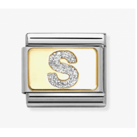Nomination Letter S Glitter Composable Charm 030291/19