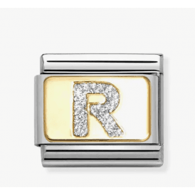 Nomination Letter R Glitter Composable Charm 030291/18