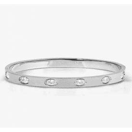 Nomination Small Oval Cubic Zirconia Pretty Bangle 029537 001